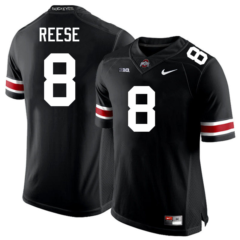 #8 Arvell Reese Ohio State Buckeyes Jersey College Football Uniforms-Black